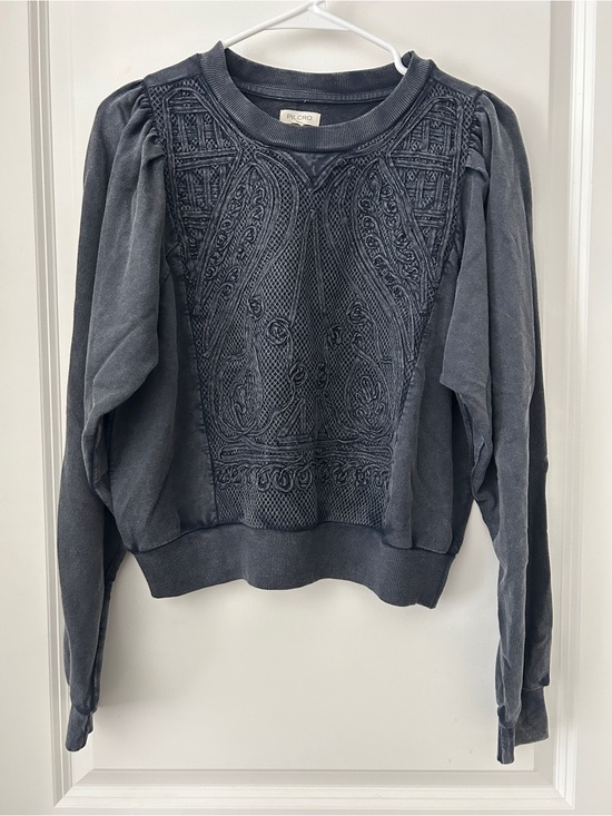 Pilcro Tops - Pilcro Dark Dark Gray Pullover Top